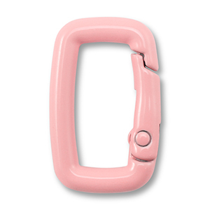 Gekleurde onderdelen voor sleutelhanger rectangle Light pink