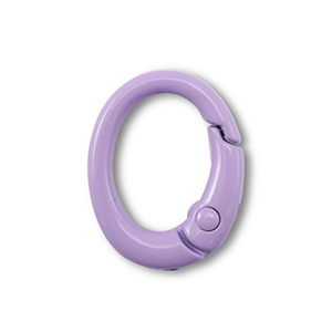 Gekleurde onderdelen voor sleutelhanger oval Purple
