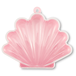Sieraden display opbergbox shell Transparent-pink