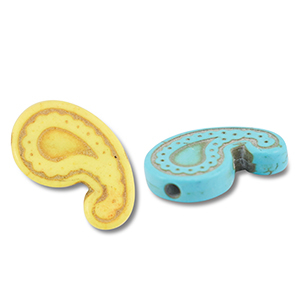 Keramiek kraal drop Multicolour