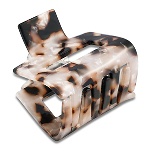 Haaraccessoires haarklem Tortoise white