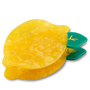 Haaraccessoires haarklem lemon Yellow-green-gold