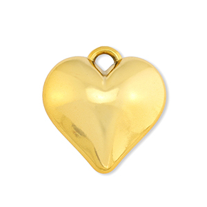 Statement hangers heart Gold