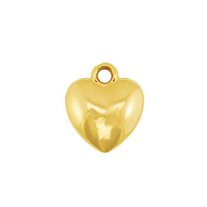 Statement hangers heart Gold