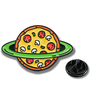 Pins pizza planet Yellow-green-red