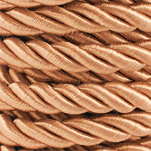 Musthave koord twisted 10mm Camel brown