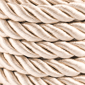 Musthave koord twisted 10mm Beige brown