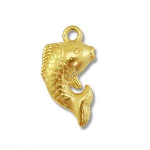 Bedels van Stainless steel Roestvrij staal (RVS) fish Gold