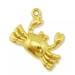 Bedels van Stainless steel Roestvrij staal (RVS) crab Gold
