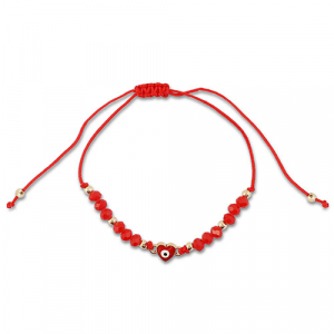Musthave armbanden mixed beads Red-gold