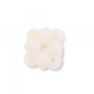 Hangers van facet flower Nude peach