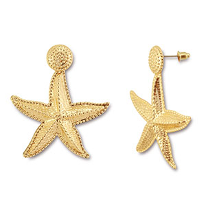 Musthave oorbellen starfish Gold