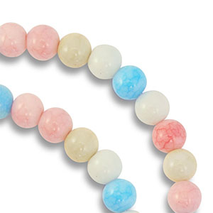 Glaskralen 8 mm Multicolor