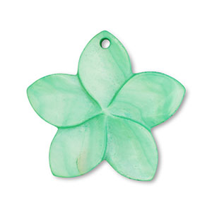 Schelp hanger flower Green