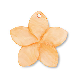 Schelp hanger flower Orange
