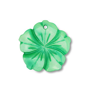 Schelp hanger flower Green