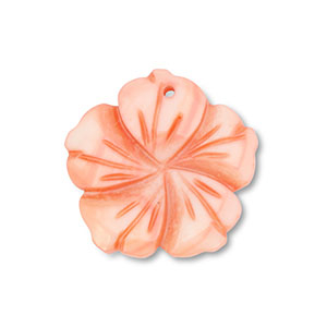 Schelp hanger flower Peach pink
