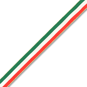 BY31&reg; Tekstlint met vlag Itali&euml; Green-white-red-gold