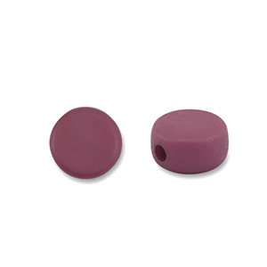 Kralen acryl disc Aubergine