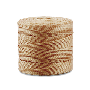 Nylon S-Lon rijgdraad 0.5mm Light copper
