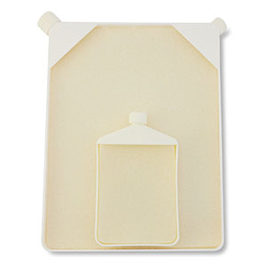 Beadsmith trechterplaat met mat set van 2 Vanilla yellow