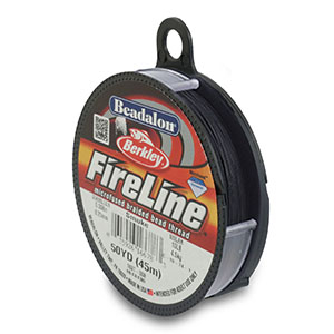 Rijgdraad Beadalon Fireline 0.20mm Black