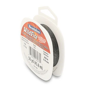 Rijgdraad Beadalon Wildfire Ultra 0.10mm Black