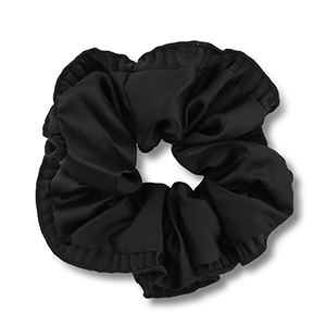 Haarelastiek scrunchie silky Black