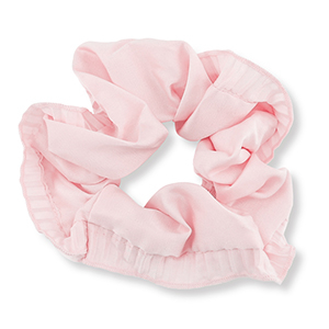 Haarelastiek scrunchie silky Light pink