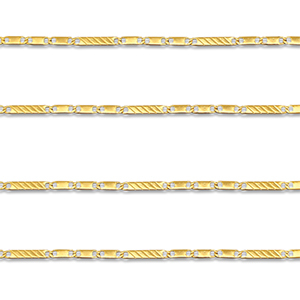 Benodigdheden van Stainless steel Roestvrij staal (RVS) jasseron flat Gold