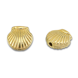 Kralen van Stainless steel Roestvrij staal (RVS) shell Gold