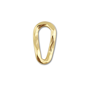 Benodigdheden van Stainless steel Roestvrij staal (RVS) connector oval Gold