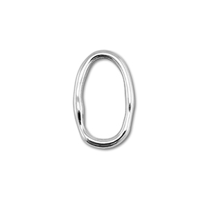 Benodigdheden van Stainless steel Roestvrij staal (RVS) connector oval Silver