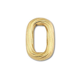 Benodigdheden van Stainless steel Roestvrij staal (RVS) connector oval Gold