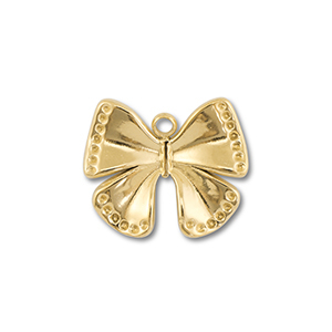 Bedels van Stainless steel Roestvrij staal (RVS) butterfly Gold