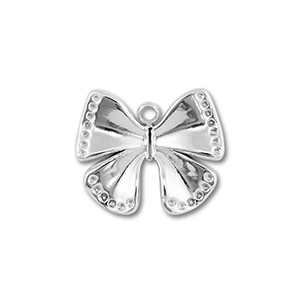 Bedels van Stainless steel Roestvrij staal (RVS) butterfly Silver