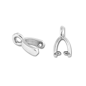 Benodigdheden van Stainless steel Roestvrij staal (RVS) buighanger voor bedel Silver