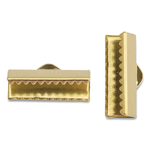 Benodigdheden van Stainless steel Roestvrij staal (RVS) lintklem 16mm Gold