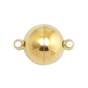Benodigdheden van Stainless steel Roestvrij staal (RVS) magneetsluiting ball 16mm Gold