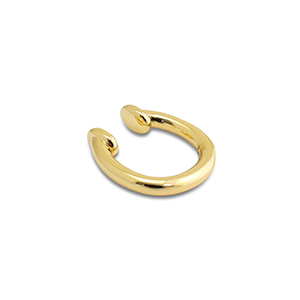 Oorbellen van Stainless steel Roestvrij staal (RVS) ear cuff Gold
