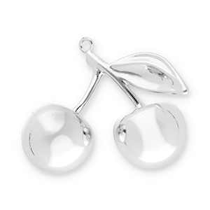 Statement hangers cherries Silver