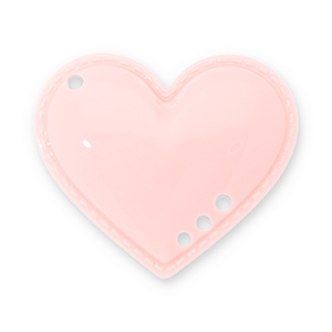 Statement hangers heart Light apricot pink