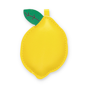 Statement hangers lemon Warm yellow-green-black
