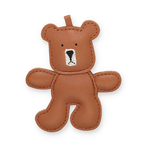Statement hangers bear Brown-beige-black