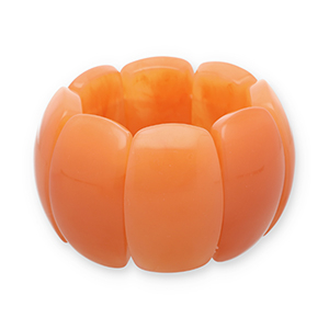 Armbanden resin Flame orange