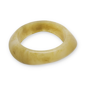 Armbanden bangle resin Mustard yellow