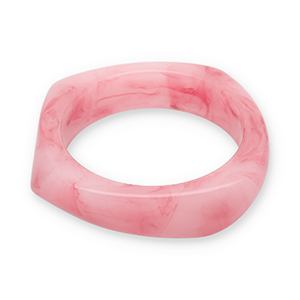 Armbanden bangle resin Pink