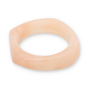 Armbanden bangle resin Light peach