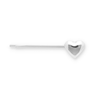 Haaraccessoires schuifspeld heart Silver