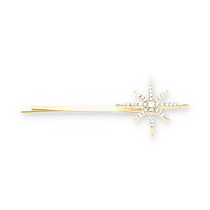 Haaraccessoires schuifspeld star with strass Gold-transparent
